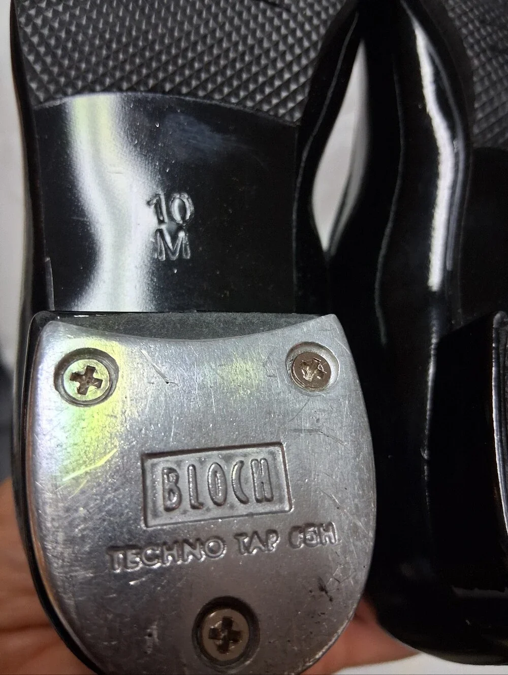 Bolch Black Size 10W  Childs Tap/Dance  Shoes Preowned